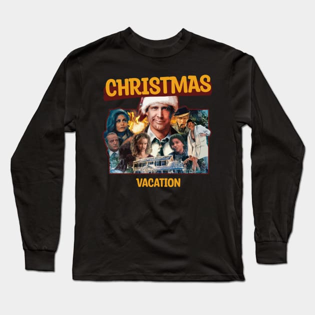 Christmas Vacation Full Squads Long Sleeve T-Shirt by Boose creative